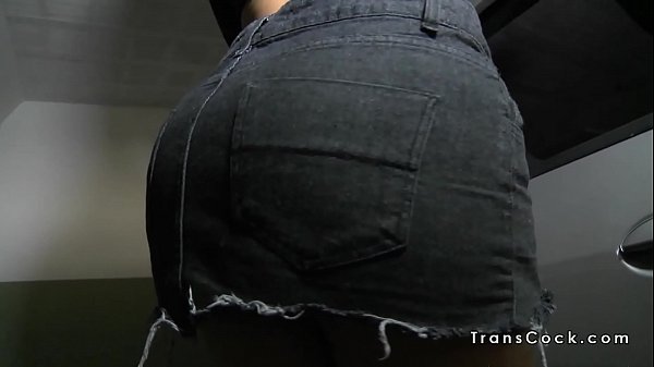 Hot ass brunette shemale anal fucking