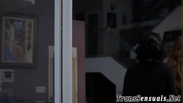 Asian ladyboy jizzing