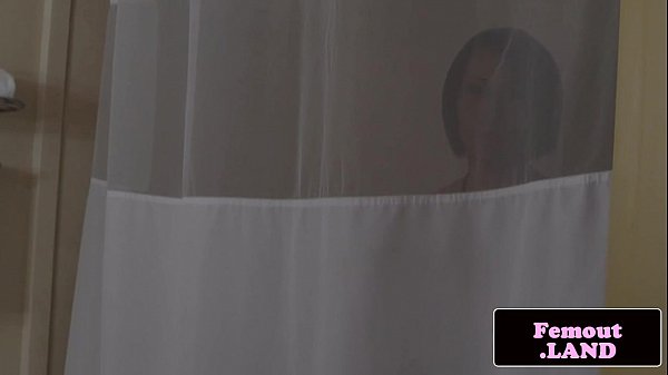 Kinky spex ladyboy toys ass while jerking off