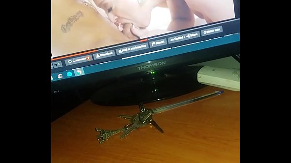 Arab cock masturbating to shemale porn pt2