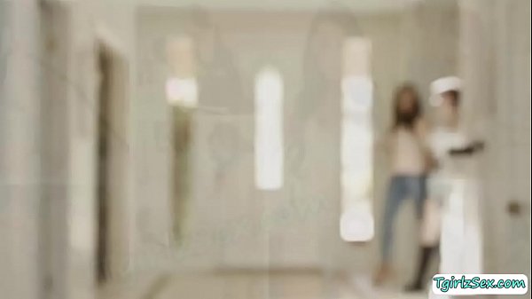 Tbabes Chanel and Kelly trade blowjob