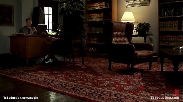 Black TS rough fucking handcuffed man