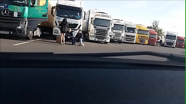 seance photo avec routier