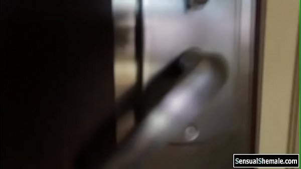 Tranny screwed her ass hard by dick