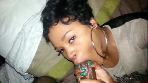 Kay sucking my dick with cumshot