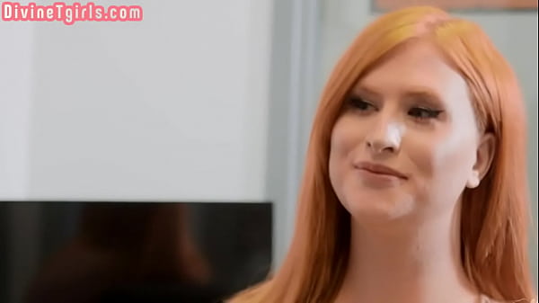 Busty redhead she MILF rimmed and barebacked in the office