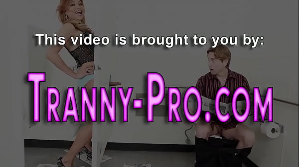 Busty tranny gets ass fucked