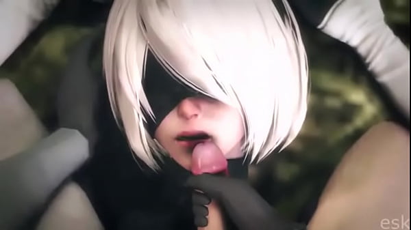 Nier Kainé FUTA POV – 2B Blowjob