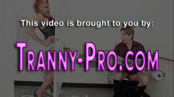 Trans babe gets gangbanged