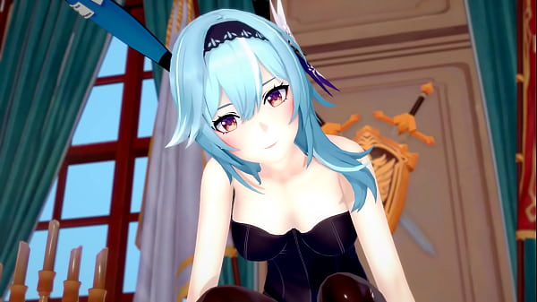 Futa Genshin Impact Eula fucked by Keqing in Jean’s office