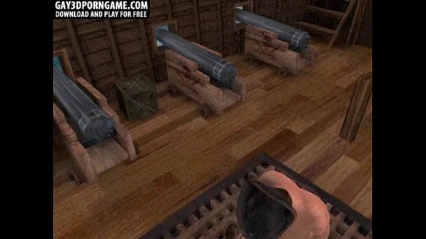 Sexy 3D cartoon ebony shemale getting double teamed