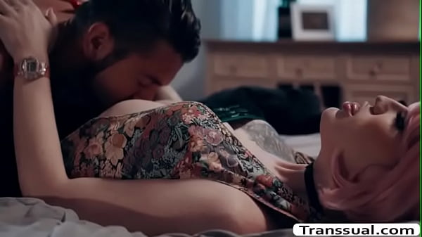 TGirl gives her Stepbros bigcock blowjob