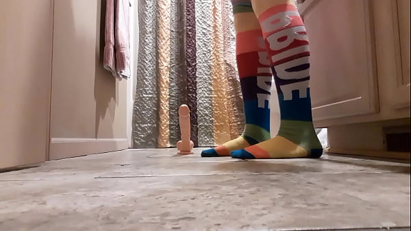 Veronica rides new toy