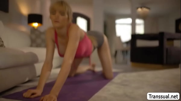 Horny Joel follows friends TS gf in CR