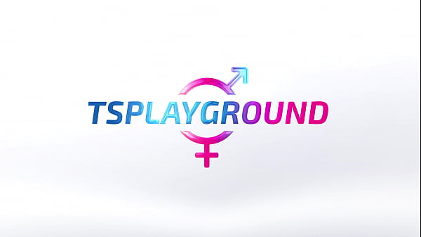 Horny ts pornstar Sabrina Andrade outdoor masturbation