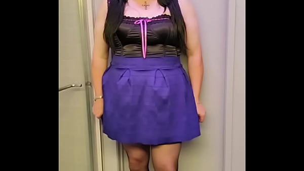 Black & Blue With A Touch Of Bright Purple Outfit Video…