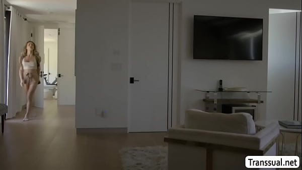 Hot TS licks and fucks her Ebony girlfriends pussy