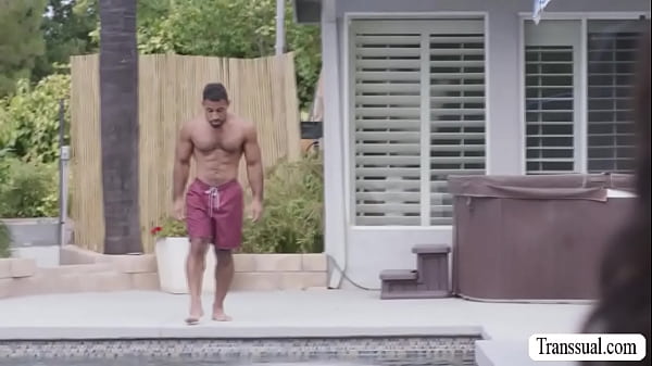 Slut Tgirl Zariah Aura analed by friends boyfriend