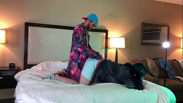 First Time Celebrity Fucks Trans Woman in Chastity