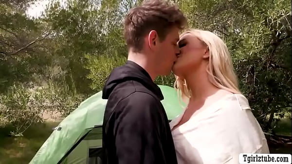 Tbabe camper Angellica Good analed in the woods