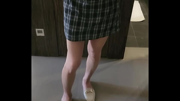 Flirting in front of the mirror