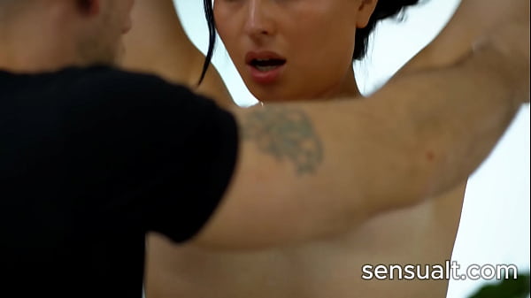 Busty hot shemale suck huge dick and enjoy the same treatment – Roman Todd, Ember Fiera