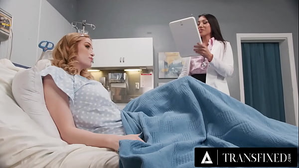 TRANSFIXED – Nurse Riley Nixon Gets TAG TEAMED By Hung Patient Erica Cherry & Doctor Kasey Kei