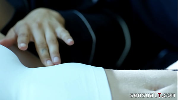 Busty blonde TS hottie getting her dick sucked by brunette room mate and loves it – Vanessa Sky, Jade Venus