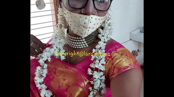 Indian crossdresser model Lara D’Souza saree video3