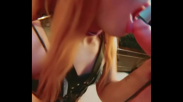 Sexy t girl gives blowjob