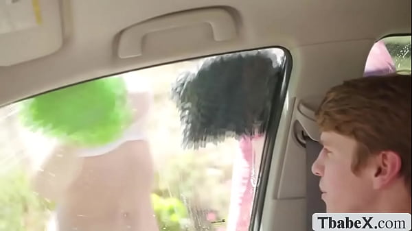 Trans hotties Gracie and Jayne analed by customer