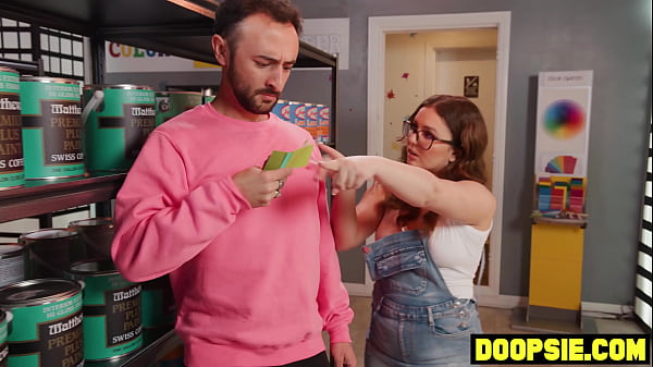 Big ass chubby store manager fucked by big boobs shemale coworker