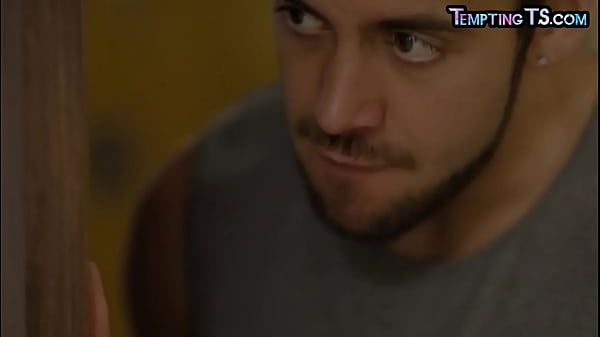 Busty TS black mamba barebacked in locker room by her man